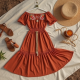 Women's Off-Shoulder Summer Dress
