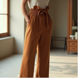 Women's Paperbag Waist Pants