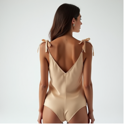 Satin Tie-Shoulder Silk Cami