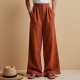 Women's Terracotta Palazzo Pants