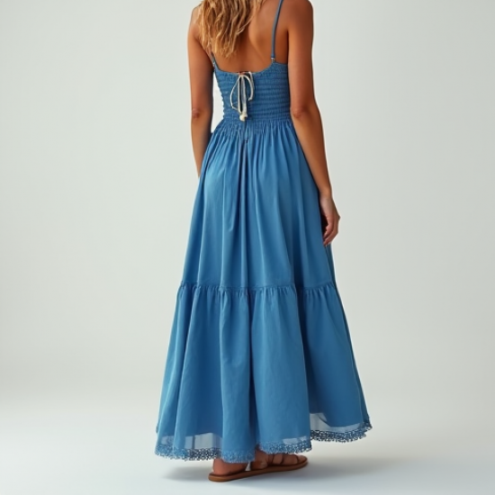 Women's High-Low Hem Maxi Skirt