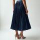 Women's Pleated Midi Skirt