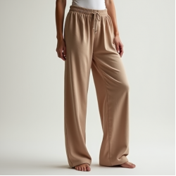 Relaxed Fit Drawstring Pajama Pants