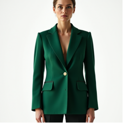 Women's Sculpted Shoulder Blazer