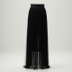 Women's Dramatic Fringe Midi Skirt