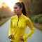 Women's Sunshine Yellow Quarter-Zip Pullover