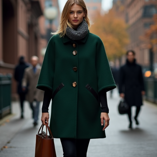 Cape Style Coat