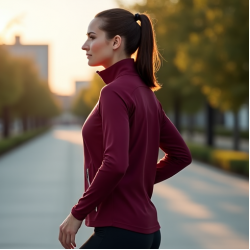 Women's Funnel Neck Track Jacket