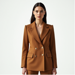 Women's Wide Lapel Tailored Jacket