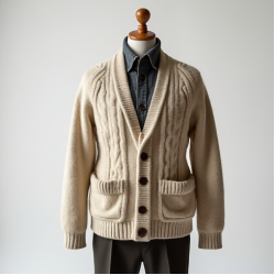 Women's Cable Knit Cardigan