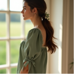 Square Neck Cottagecore Fairy Top
