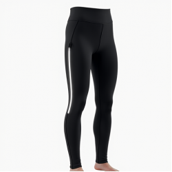 Side-Stripe Athletic Running Leggings