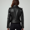 Women's Faux Leather Biker Jacket