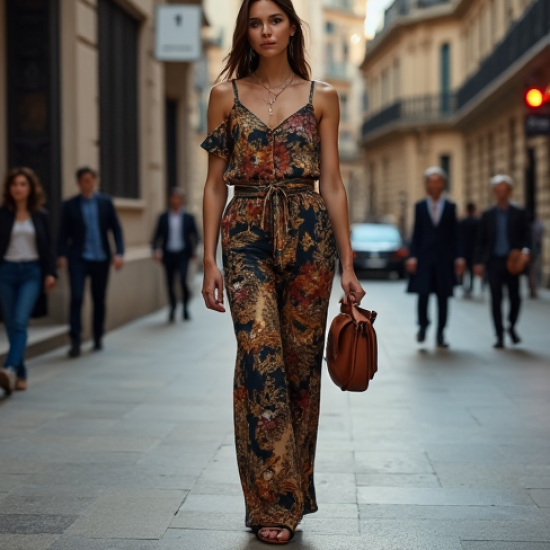 Women's Pattern Clash Layered Set