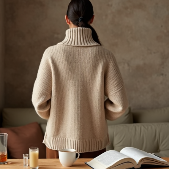 Women's Turtleneck Sweater for Women