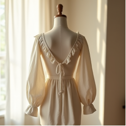 Women's Oversized Poet Blouse