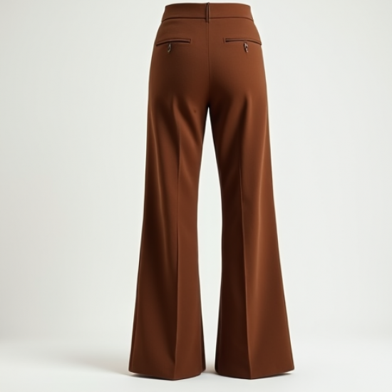 Women's Mocha Suede-Look Pants