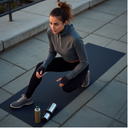 Women's Cropped Athletic Hoodie