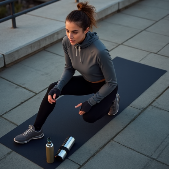 Women's Cropped Athletic Hoodie