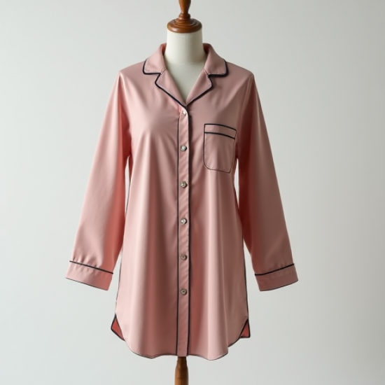 Women's Button-Front Sleep Shirt