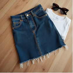 Denim Mini Skirt