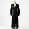 Women's Dramatic Fringe Wrap Dress