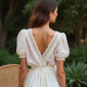 Romantic Eyelet Lace Trimmed Top