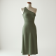 One-Shoulder Ribbed Night Dress