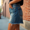 Women's Denim Mini Skirt