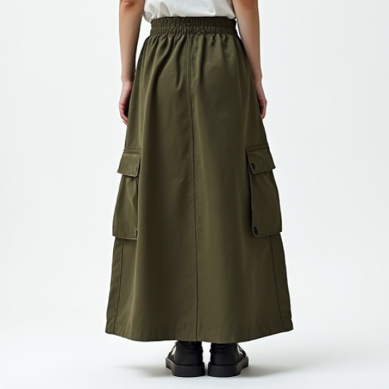 Women's Earth Tone Cargo Skirt