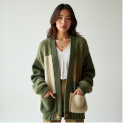 Women's Multi-Texture Cardigan