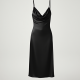Women's Satin Slip Midi Dress