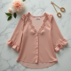 Butterfly Sleeve Chiffon Layered Top