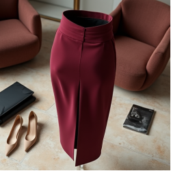 Women's Bow-Detail Pencil Skirt