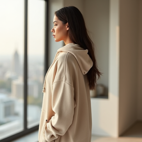 Women's Sporty Luxe Hoodie Dress