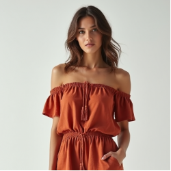 Women's Off-Shoulder Romper