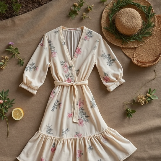 Women's Floral Midi Dress