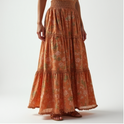 Women's Tiered Ruffle Skirt