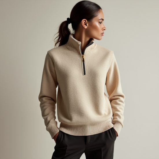 Women's Elevated Quarter-Zip Pullover