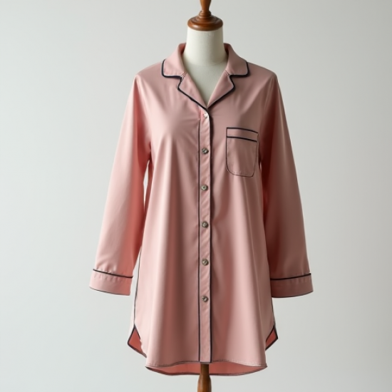 Women's Button-Front Sleep Shirt