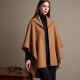 Women's Cape Style Wrap Coat