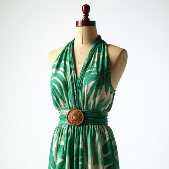 Tropical Palm Leaf Beach Sarong