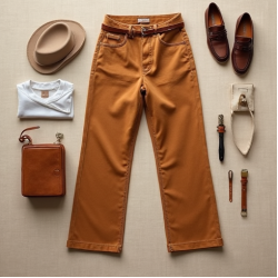 Women's Caramel Relaxed Jeans