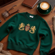 Women's College Crest Embroidered Sweater