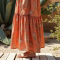 Women's Smocked Waist Maxi Dress