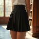 High-Waist Pleated Mini Skirt