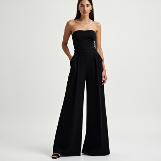 Women's Strapless Jumpsuit