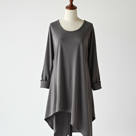 Women's Asymmetric Hem Tunic Top