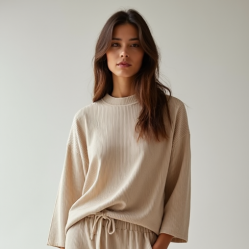 Women's Ribbed Lounge Set