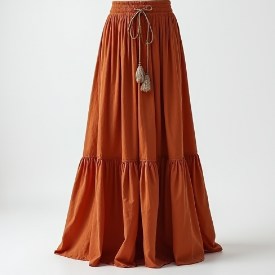 Tiered Maxi Skirt